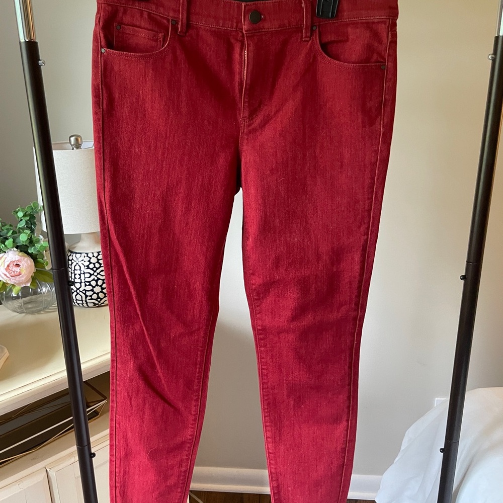 Women's Red Jeans